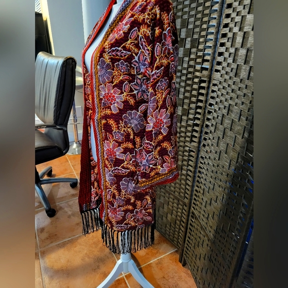 Jessica Simpson,  Open Front Tunic, NWT, Multi Color, Small, P2P Approx 21" - Picture 2 of 7